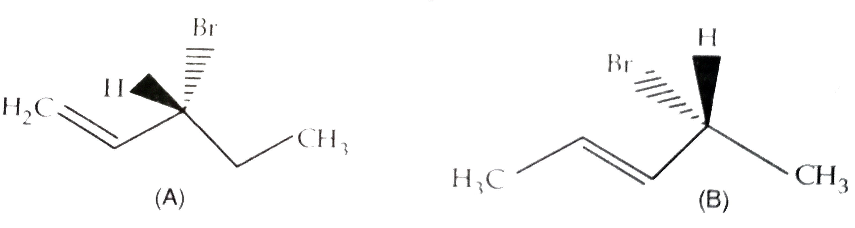 Identify the compound that on hydrogenation produces an optically active compound from the following compounds :