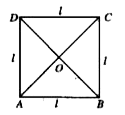Four children are standing at the corners A, B, C  and D of a square of side l. They simultaneously start running such that A runs towards B, B towaards C, C runs towards D and D runs towards A, each with a velocity v.They will meet  after a time