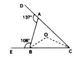 Arrange the sides of DeltaBOC in descending order of their lengths. BO and CO are bisectors of angles ABC and ACB respectively.