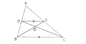 In the following figure, DE is parallel to BC. Show that :   (i)