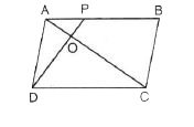 The given figure shows a parallelogram ABCD with area 324sq. cm. P is a point in AB such that AP:PB= 1:2. Find the area of DeltaAPD.