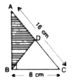 The given figure shows a right angled triangle ABC and an equilateral triangle BCD.   Find the area of the shaded portion.