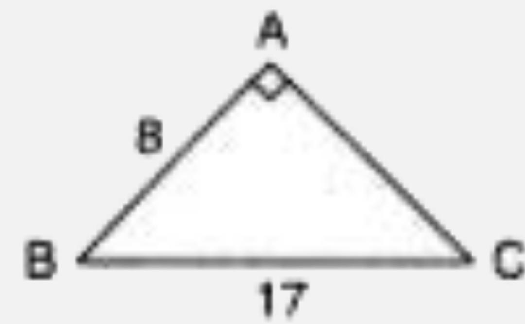 From the following figure, find the values of :      cos B