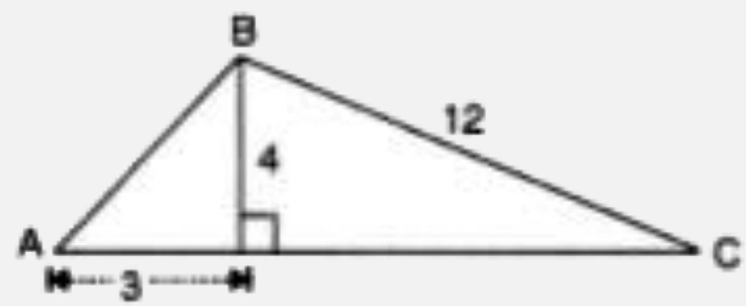 From the following figure, find the values of :     cosec A