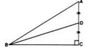 In the given figure, angleC = 90^@  and D is midpoint of AC. Find :   (tanangleCAB)/(tanangleCDB)