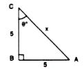 Use the given figure to find :      theta^(@)