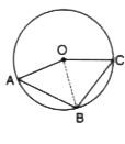 In the given  figure, AB is a side  of a regular pentagon and BC is the side of a regular  hexagon. Find   (i)  angle AOB     (ii)  angle OBC