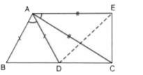In the following figure AB = AD , AC = AE  and angle BAD = angle CAE,        Prove that :BC = ED