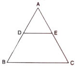 In the adjoining figure, DE////BC  and D divides AB in the ratio 2 : 3. Find :       (AE)/(EC)