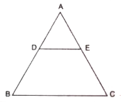 In DeltaABC, D and E are points on the sides AB and AC respectively. Find whether DE//BC, if :      AD = 3 cm ,