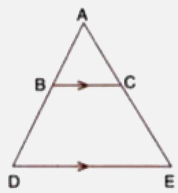 In the given figure, BC is parallel to DE. Area of triangle ABC = 25 cm^2, Area of trapezium BCED = 24 cm^2 and DE = 14 cm. Calculate the length of BC.   Also, find the area of triangle BCD.