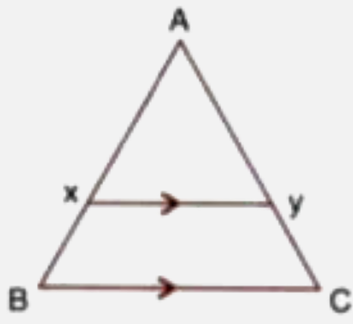 In the following figure, XY is parallel to BC, AX = 9 cm, XB = 4.5 cm and BC = 18 cm.       (YC)/(AC)