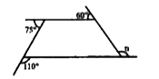 आकृति में  angle x = ?