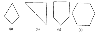 निम्नांकित प्रत्येक बहुभुज का नाम बताइए :