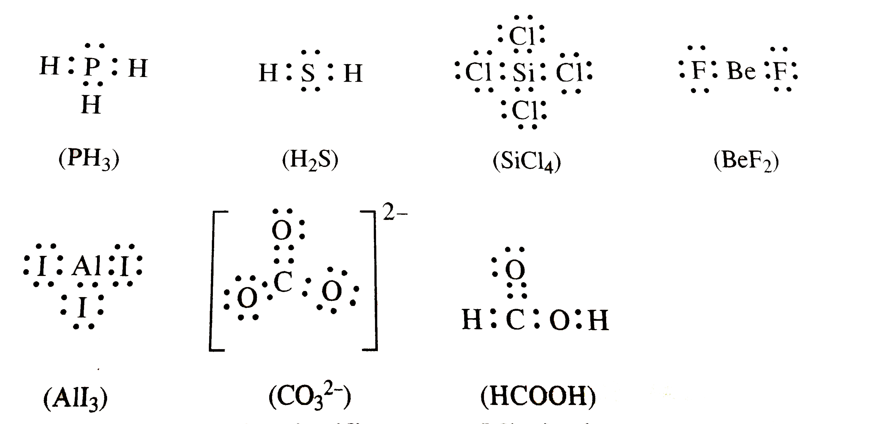 Bef lewis structure
