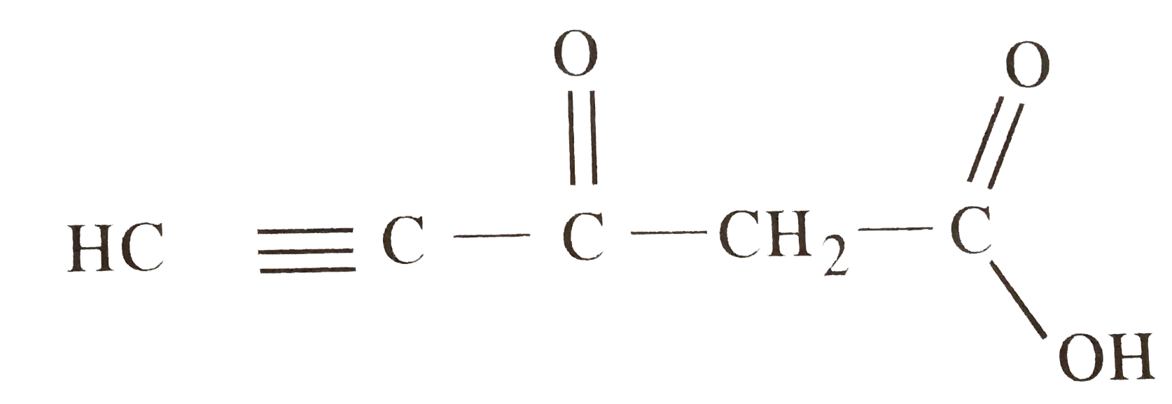Predict the hybridisation of each carbon in the molecule of organic compound given below. Also indicate the total number of sigma and pi bonds in this molecule.