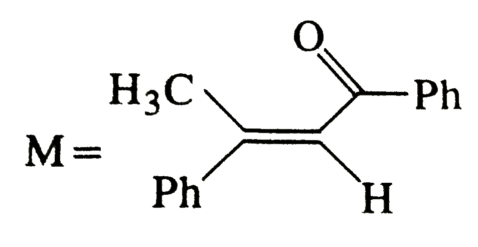 A tertiary alcohol [H] upon acid catalysed dehydration gives a product [I]. Ozonolysis of [I] leads to compounds [J] to [K]. The compound [J] upon reactions with KOH gives benzyl alcohol a compound [L] wheras [K} on reaction with KOH gives only [M]. The compund [M] has the formula.      The compound [H] is formed by the reaction og :