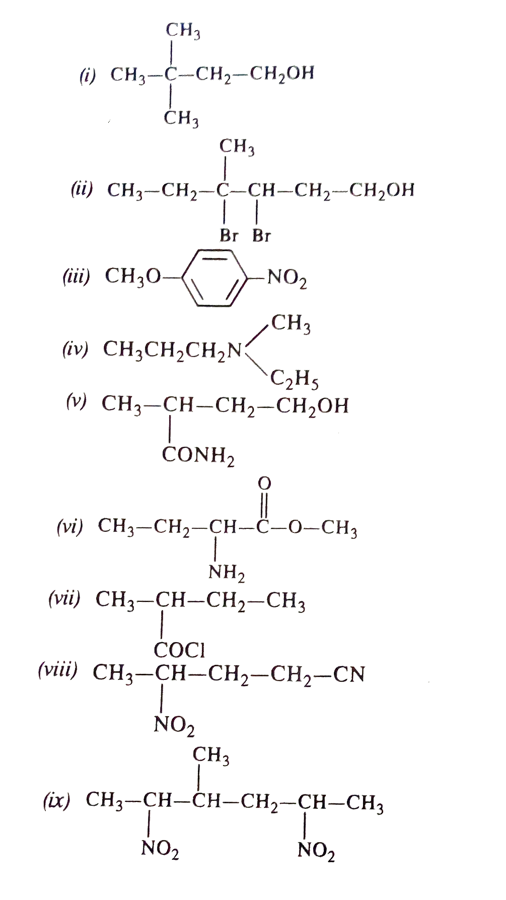 write-the-iupac-names-of-the-following-compounds