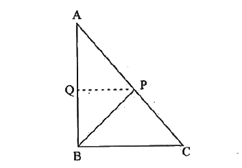 ABC is a triangle right angled at C. A line through the mid-point M of hypotenuse AB and parallel to BC intersects AC at D. Show that   D is the mid-point of AC