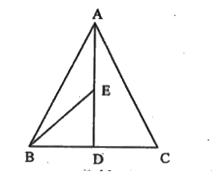 In a triangle ABC, E is the mid-point of median AD. Show that ar (BED) = (1)/(4) ar (ABC).