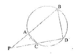 In Fig.  two chords AB and CD of a circle intersect each other at the point P ( when  produced ) outside  the circle prove that    PA.PB=PC.PD
