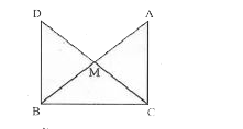 एक समकोण त्रिभुज ABC में, जिसमे कोण C समकोण है, M कोण AB का मध्य बिन्दु है | C को M से मिलाकर D तक इस प्रकार भाधाया गया है कि DM -= CM है | बिन्दु D को बिन्दु B से मिला दिया जाता है ( देखिए आक्रति ) | दर्शाइए कि-  (i) DeltaAMC ~-= DeltaBMD   (ii) angleDBC एक समकोण है |   (iii) DeltaDBC ~-= DeltaACB   (iv) CM -= 1/2AB