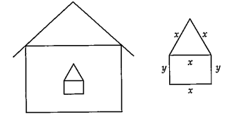 A new room is to be constructed in a house to increase the living area into it. A window is to be opened on one of the walls of the room in shape of rectangle surmounted by an equilateral triangle. If the perimeter of window is 12 m and they want to bring maximum light from the window.    For what value of x, the area will be maximum ?