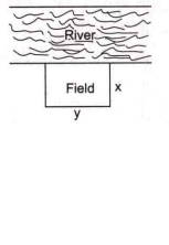 There is a rectangular land on the bank of the river on which the farmer and his family grows the crops but wild animals graze all the crops. So farmer and his family decided to enclose his rectangular field with 4000 meter fencing leaving from the side of river.   Give answer for question: What are the dimensions of the plot ?