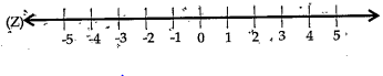 Observe the following number line and answer the following questions. How many negative numbers you find on the left side of zero?