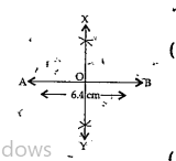 XY  is perpendicular  bisector  to line segment AB=6.4 cm then length of OA=