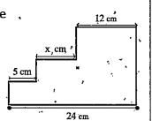 Find the value of x from the adjecent diagram