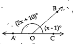 Find the value of angleBOC in the given figure