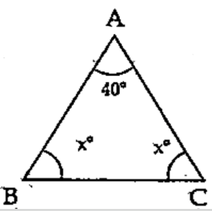 Find x in the figure