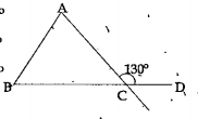 The opposite interior angles are in the ratio 1:4, then angleA, angleB = ?