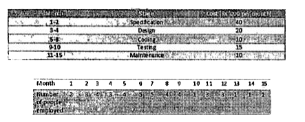 Tech Vinayak software coprany-before selling a package to its clients, follows the given schedule.       Under the new technique, which stage of software development is most expensivce.