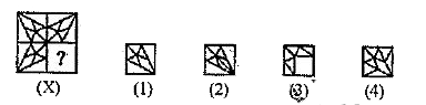 Identify tha figure that completes the pattern.