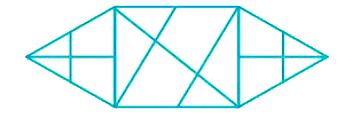 How many triangles are present in the given figure?