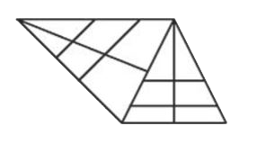 How many triangles are there in the following figure?