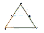 In a triangle ABC, P and Q are points on AB and AC, respectively, such that AP=1 cm, PB=3 cm, AQ=1.5 cm, and CQ=4.5 cm. If the area of triangle APQ is 12 cm^2, then find the area of BPQC