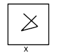 Choose the option in which the figure marked ‘x’ is embedded. (Rotation is not allowed)