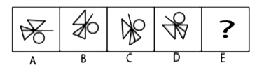 Choose the option that would follow next in the given figure series.