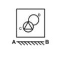 If a mirror is placed on the line AB, then which of the answer figures is the right image of the given figure ?