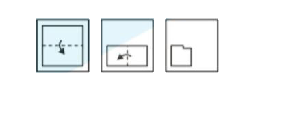 A piece of paper is folded and punched as shown below in the question figures. From the given answer figures, indicate how it will appear when opened ?