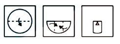 A piece of paper is folded and punched as shown below in the question figures. From the given answer figures, indicate how it will appear when opened?