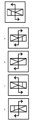 Select the correct mirror image of the given figure when the mirror is placed to the right side of the figure.