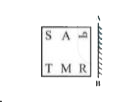 If a mirror is placed on the line AB, then which of the answer figures is the right image of the given figure ?