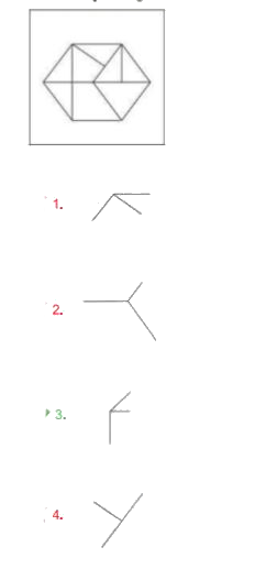 Select the option figure which is NOT embedded in the given figure (rotation is NOT allowed).