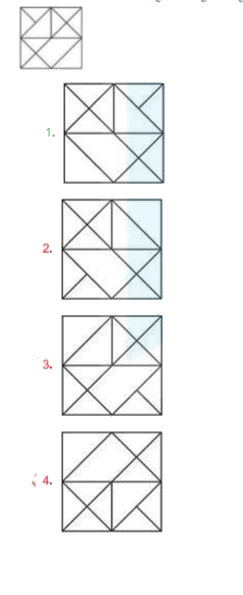 Select the correct mirror image of the given figure when the mirror is placed to the right side of the figure.