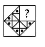 Which answer figure will complete the pattern in the question figure ?