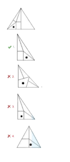 Observe the given figure and choose an option that will complete the given figure.